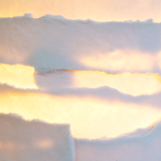 Lampa ceramiczna Papierowa Porcelana Mała