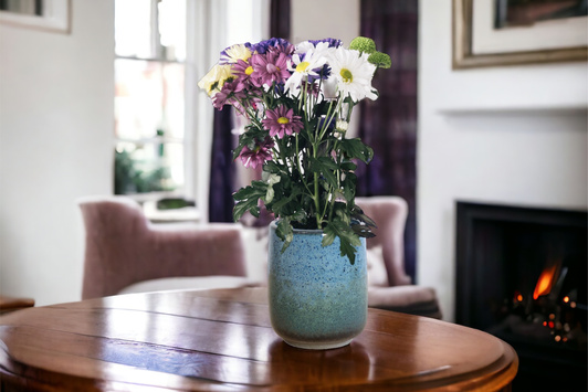 Wazon Turkusowo-Niebieski