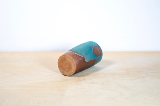 Wazonik Bordowo-Turkusowy