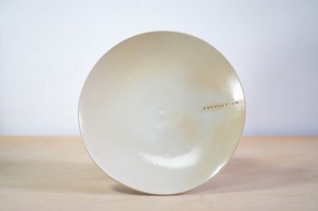 Talerz średni z koordynatami Warszawy