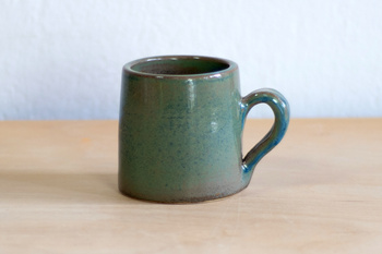 Kubek na kawę turkusowy