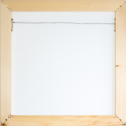 Dekoracja ceramiczna "Czarne kropki" Biały Kwadrat