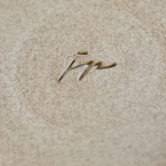 Miska orzechowa w dekoracyjne paseczki