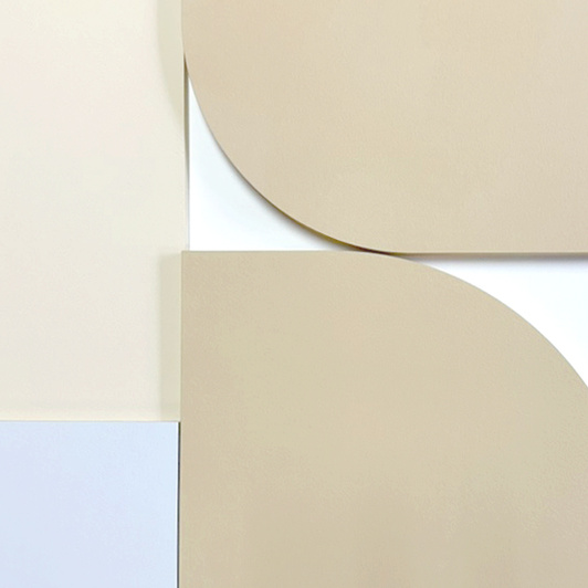 Dekoracja ścienna "Abstrakcja" Kremowo-Szara