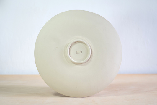 Talerz duży z płatkami śniegu