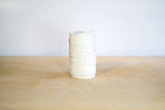 Lampa ceramiczna Papierowa Porcelana Mała