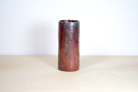 Wazon Raku Miedziany