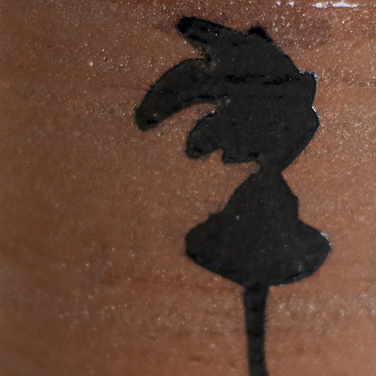 Kubek na kawę. Brązowo-Czarny ze Strusiem Pędziwiatrem