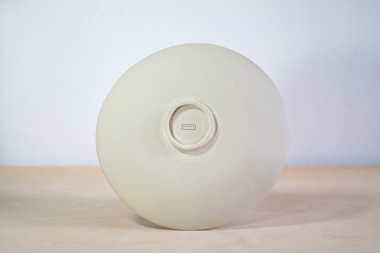 Talerz średni z koordynatami Warszawy