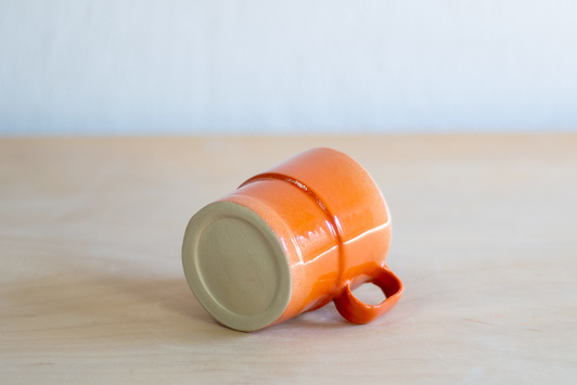 Kubeczek na kawę, pomarańczowy