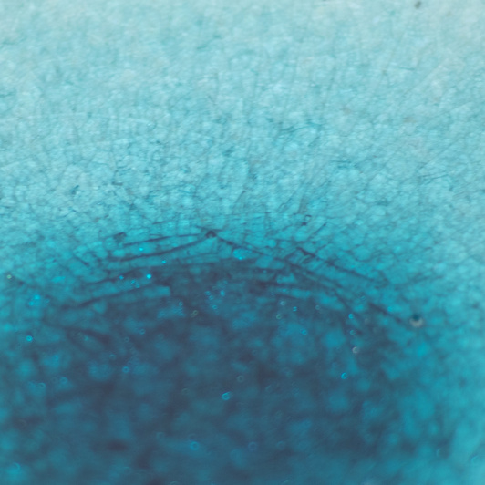 Talerz Turkus Krakle Mniejszy