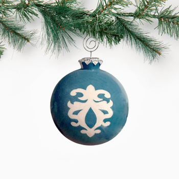 Bombka Niebieski Ornament