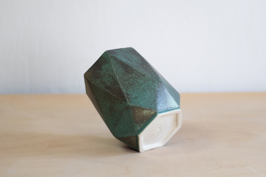 Wazon turkusowy origami