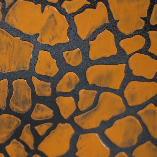 Talerz z motywem plamek żyrafy