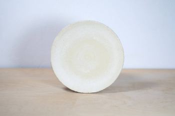 Talerz Biało-Żółty Wypukły