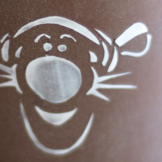 Kubek na herbatę Różowa pantera i Tygrysek