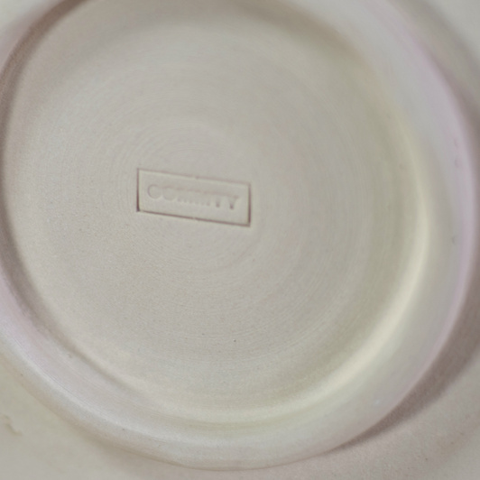 Talerz duży z koordynatami Warszawy