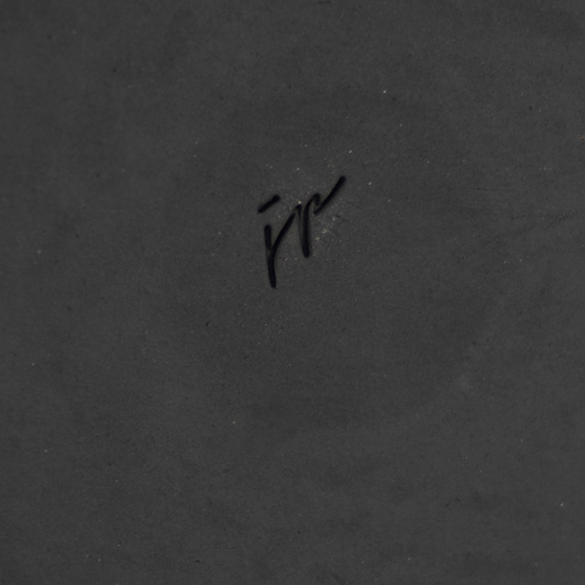 Talerz Mały Płaski Czarno-Biały