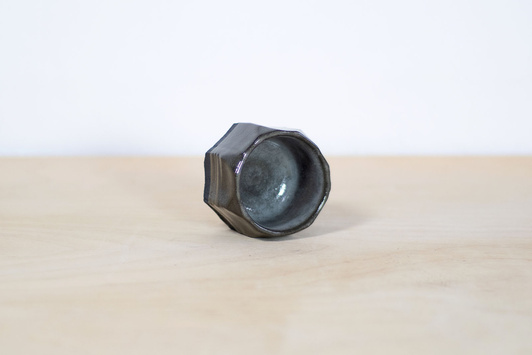 Czarka Transparentna Biel, wykonana ręcznie