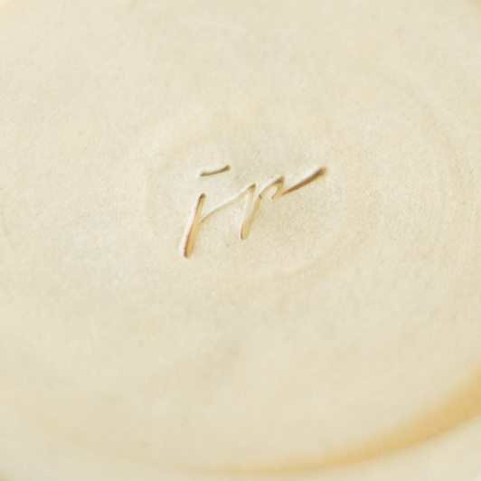 Kubek na herbatę zgniłozielony w kreseczki