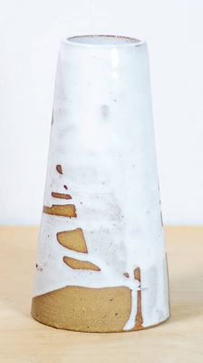 Wazon Orzechowo-Biały