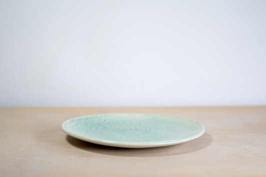 Talerz Relief turkusowa mandala