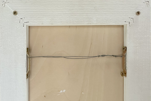 Dekoracja ceramiczna "Złoty Podział" Biało-Brązowa