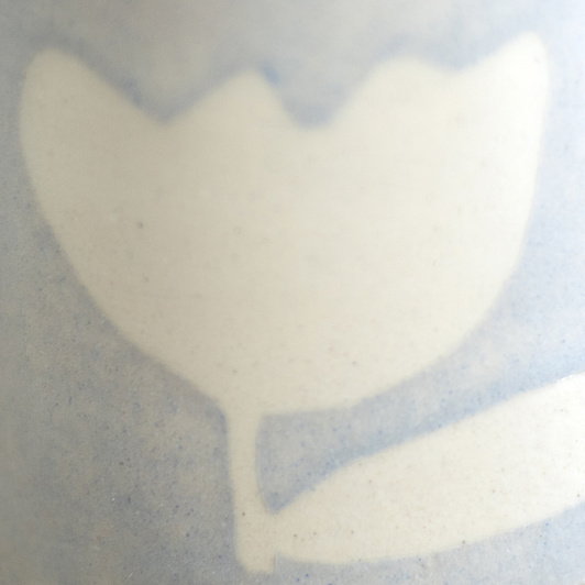 Kubek na kawę. Czarno-Szary w kwiaty