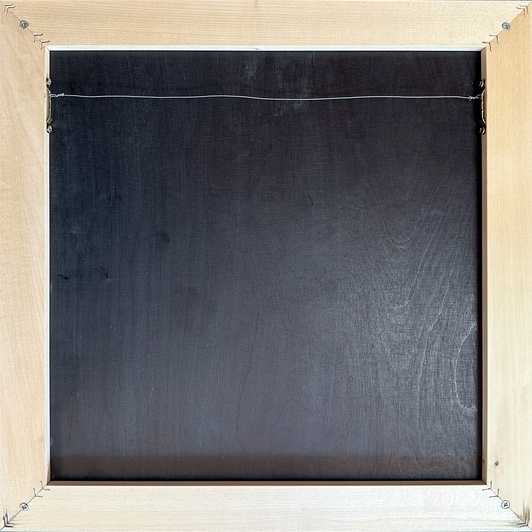 Dekoracja ceramiczna "Abstrakcja" Brązowy Kwadrat