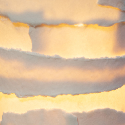 Lampa ceramiczna Papierowa Porcelana Mała