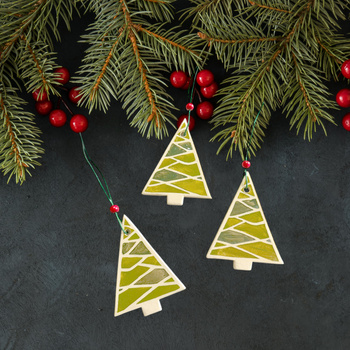 Zestaw świątecznych dekoracji choinkowych 16