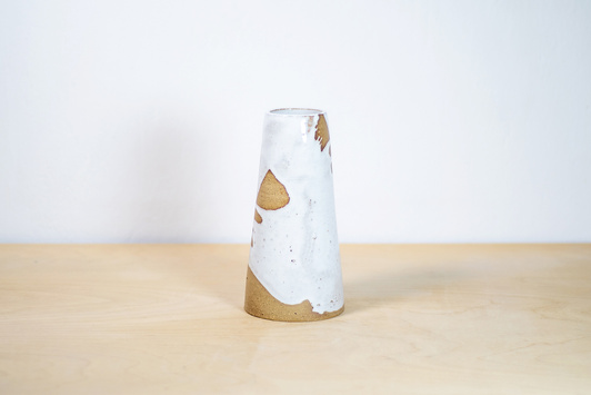 Wazon Orzechowo-Biały