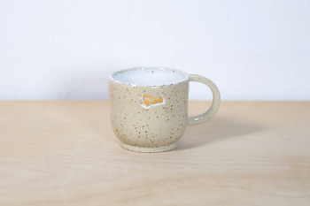 Kubek na kawę, wykonany ręcznie