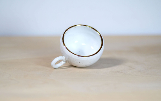 Filiżanka na kawę, wykonana ręcznie