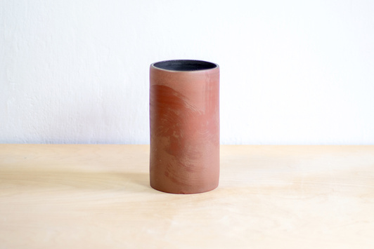 Wazon Ciemne Bordo Faktura Pędzla