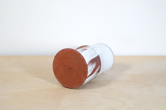 Wazon Bordowo-Biały