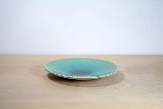 Talerz Turkus Krakle Mniejszy