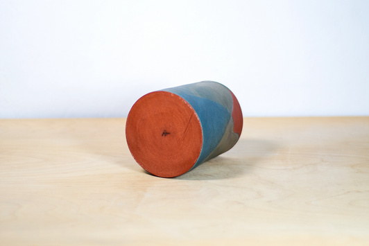 Osłonka Bordo Malowane Turkusem