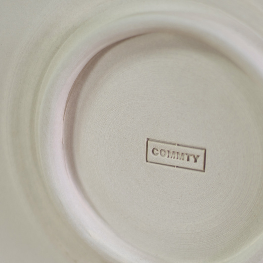 Talerz duży z płatkami śniegu