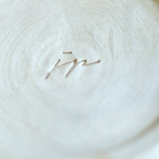 Kubek na herbatę szałwiowy w kreseczki