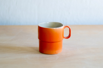 Kubeczek na kawę, pomarańczowy