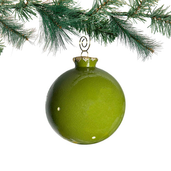 Bombka Zielone Kropeczki