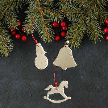 Zestaw świątecznych dekoracji choinkowych 34