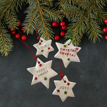 Zestaw świątecznych dekoracji choinkowych 10