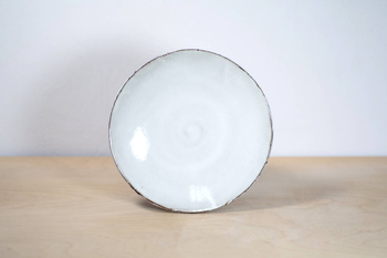 Talerz Czarno-Biały Wypukły