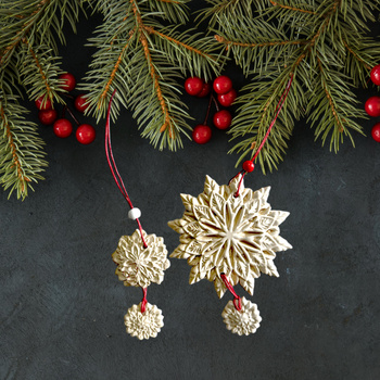 Zestaw świątecznych dekoracji choinkowych 44