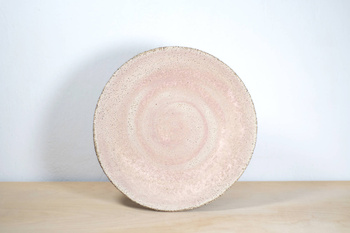 Talerz Płaski Różowy Mat