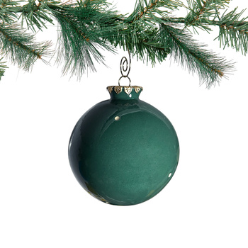 Bombka Ciemoseledynowe Kropeczki