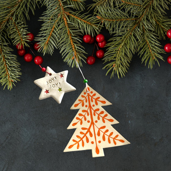 Zestaw świątecznych dekoracji choinkowych 27