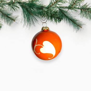 Bombka Mała Pomarańczowy pik